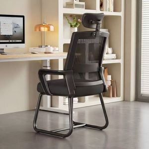 Chaise d'ordinateur de bureau confortable pour une utilisation prolongée, chaise de réunion de bureau, chaise de dortoir pour étudiants - Product Image 4