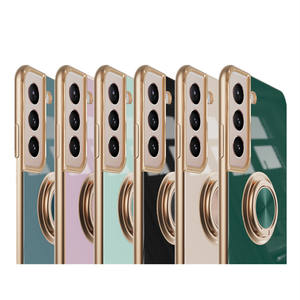 Galvanoplastie support de béquille étui en TPU pour samsung S25 S24 S23 A53 A12 A42 A13 A23 pour samsung <span class=keywords><strong>galaxy</strong></span> S23 étui à anneaux - Product Image 6