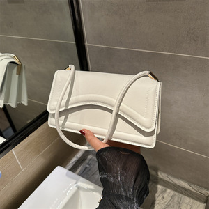 Mode couleur unie femmes mode sacs à main doux feutre élégant sous les bras sacs décontractés concepteur sac à main et sacs à main - Product Image 2