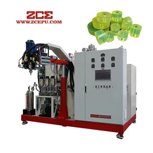 Color Additive High Efficiency Mixing Polyurethane Elastomer Pouring Machine Two Component