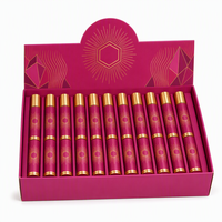 Flacon pulvérisateur de parfum vide rechargeable en gros 35 ml, atomiseur de voyage portable avec capuchon métallique doré, cylindre personnalisé en vrac