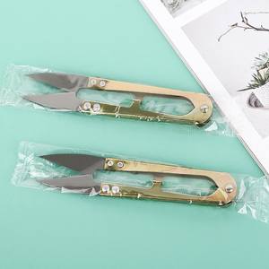 Forbici a filo a forma di U grandi punto croce sarti, forbici colorate in ferro - Product Image 3