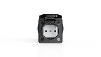 Adaptateur de chargeur de véhicule électrique V2L de type 2, 16A, prise IP54, certifié CE/FCC/RoHS, Nengrui NRV2L-01, 250VAC, plaqué argent