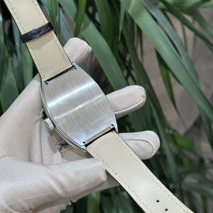 Luxurious Custom Logo Diamond Dial Case Mechanical <b>Watch</b> Hollow Movement <b>Black</b> Leather Strap for <b>Men</b> - Product Image 6