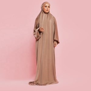 Robe <span class=keywords><strong>Hijab</strong></span> à capuche pour femmes musulmanes, vêtement de prière Jilbab Abaya Long Khimar Eid, ensemble <span class=keywords><strong>jupe</strong></span> Abayas, vêtements islamiques Burka - Product Image 1