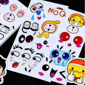 TS Etiquetas Autoadhesivas Personalizables, Baggable, Cute <span class=keywords><strong>Cartoon</strong></span> Anime Guka DIY Irregular Troquelado Pegatinas para Scrapbooking - Product Image 1