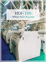 Machine à farine de blé entièrement automatique de 100 tonnes par jour