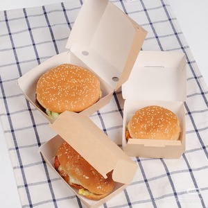 Cajas de Cartón para Hamburguesas Aisladas y Ecológicas Hechas a Medida - Impermeables y Rígidas, Color Mixto, Mantienen las Hamburguesas Calientes Durante Más de <span class=keywords><strong>2</strong></span> Horas - Product Image 6
