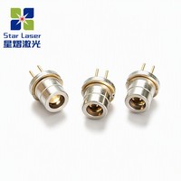 Diode laser verte NICHIA NDG525-1.8W 525nm 1.8W avec lentille collimateur, boîtier TO9, 5.5V, 0-50°C, pour application aéroportuaire (repoussage d'oiseaux)