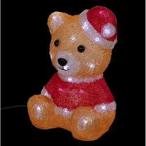 Oso de peluche luminoso de PVC de 18x13.5cm, 24cm de altura, con luz fría - Product Image 1