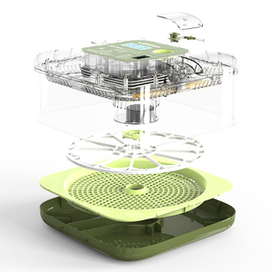 Wonegg mới Độ ẩm kiểm soát thương mại hộ gia đình thông minh nở 12 lồng ấp trứng hoàn toàn tự động - Product Image 3