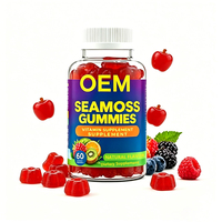 Gummies véganes OEM à base de mousse d'Irlande pour adultes – Complément alimentaire de mousse d'Irlande – Suppléments nutritionnels – Gummies minéraux
