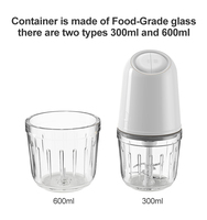 Robot culinaire pour bébé Baphiya Mini en verre 200W 220-240V Prise UK Garantie 1 an Modèle BFP-1200M