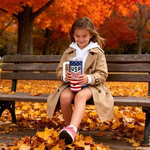 Mug de voyage isotherme en acier inoxydable de 40 oz avec poignée, couvercle et paille, double paroi isolée, idéal pour la bière, les réunions de famille et le sport - Product Image 4