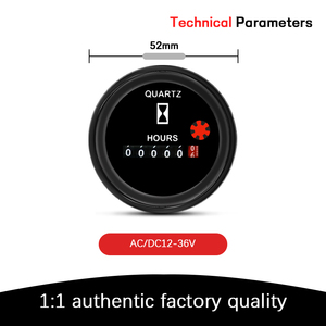 <span class=keywords><strong>Compteur</strong></span> d'heures numérique <span class=keywords><strong>universel</strong></span> Wenle 52 mm pour camion et <span class=keywords><strong>voiture</strong></span> - Nouveau 12/24 V Garantie de 12 mois - Product Image 3
