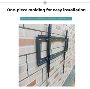 حامل تلفزيون ثابت دوار من الفولاذ للتلفزيونات LED/LCD مقاس <span class=keywords><strong>26</strong></span>-65 بوصة متوافق مع معيار VESA 400×400 - Product Image 2