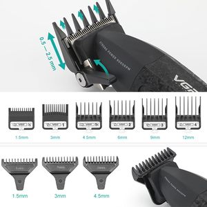 Lame en acier inoxydable V-640 DLC 9000 tr/min rechargeable pour tondeuse professionnelle avec chargement USB et écran en anglais - Product Image 2