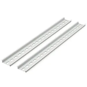 Din Rail Manufacturer High Quality Aluminum Din Rail 35MM Width 7.5MM Height Of 1 Or 2 Meter Electrical Mounting Rail