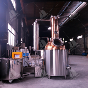Máquina para hacer alcohol Placas de burbujas de cobre Equipo de destilación Destilador de Ginebra de <span class=keywords><strong>whisky</strong></span> - Product Image 1
