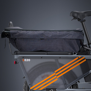 Vélo cargo électrique EU/UK à longue portée, moteur central 250W, vélo électrique familial 20 pouces pour livraison de courses et transport urbain intensif - Product Image 4