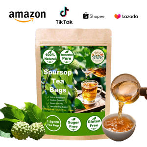 Sachets de thé corossol de marque privée Chinaherbs Thé énergétique naturel à base de plantes avec des ingrédients de saveur confortable de la nature - Product Image 1