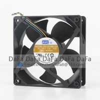 Ventilateur de refroidissement AVC 5V 24V 48V DC12V 2.5A AC EC 12038 120X120X38MM 12CM à double roulement à billes, volume d'air élevé, châssis robuste DS12038B12U