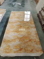 Panneau mural contemporain en PVC Panneau en marbre UV imperméable pour la décoration