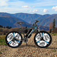 Vélo électrique de montagne à gros pneus haute performance de 26 pouces avec moteur arrière 36V 250W/500W cadre en acier à batterie au Lithium 36V
