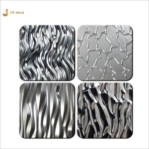 EX172 Factory 4x8 Embossed Stainless Steel <b>Plate</b> 304J1 3D Embossed Gold Mirror <b>Surface</b> Interior Decoration Panel - Product Image 6