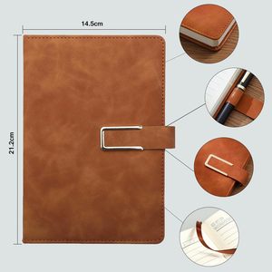 Wholesale Notebook Handwriting Notebook Gift Leather Customized Hardcover <b>A5</b> Planner Leather - Product Image 3