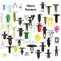 Lot de 50/100/200/500 clips universels en plastique pour pare-chocs et portières de voiture, ensemble de fixations automobiles durables, kit de rivets de retenue mixtes pour véhicules