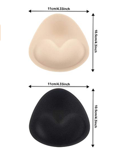 Sujetador adhesivo/Sujetador <span class=keywords><strong>de</strong></span> bikini insertos extraíbles <span class=keywords><strong>Push</strong></span> <span class=keywords><strong>Up</strong></span> Breast Enhancer almohadillas <span class=keywords><strong>de</strong></span> espuma triangulares traje <span class=keywords><strong>de</strong></span> baño almohadillas <span class=keywords><strong>de</strong></span> Sujetador deportivo - Product Image 6