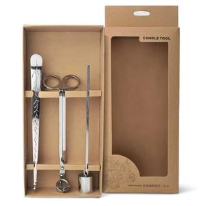 3pcs Outil <span class=keywords><strong>de</strong></span> <span class=keywords><strong>mèche</strong></span> en acier inoxydable Clipper Steel Candel Cutter Trimmer Oil Lamp Trim Scissor Distinguish New Care Tools New - Product Image 5