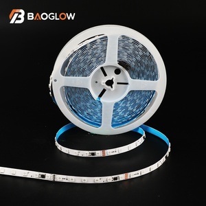 Meilleurs Nouveaux Produits 14W/M 12V 24V 10mm Quatre Lignes Bande LED Intelligente SMD 5050 RGB 60D 5m IC 16703 - Product Image 2