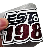 Badge en silicone 3D personnalisé sur mesure, patch en silicone thermocollant OEM ODM pour vêtements et maillots