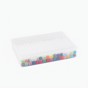 Boîte de rangement transparente en plastique pour documents et dossiers, organisateur pour la maison et l'organisation de pièces - Product Image 2