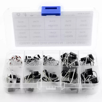 Kit de 90 diodes redresseuses à pont, 10 valeurs, assortiment 1N4148 1N4007 1N5819 1N5408 1N5822 SR3100 SR5100 HER303 6A10 10A10
