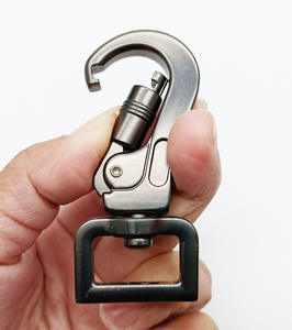 Collar de perro de aleación de Zinc, gancho giratorio, hebilla de mosquetón de Metal para mascotas, Correa giratoria para perro, gancho de mosquetón giratorio - Product Image 5