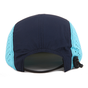 Wholesale Custom Waterproof Laser Hole 5 Panel <strong>Cap</strong> Unstructured <strong>Men</strong> <strong>Running</strong> Outdoor Sport Camp Hat - Product Image 5