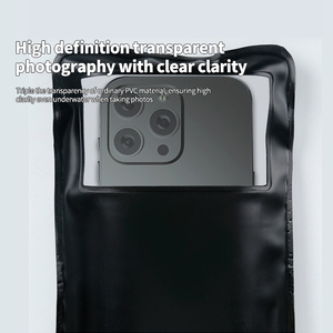 Sports Versatile Large Size IPX8 Touchable <strong>Waterproof</strong> Mobile <strong>Bag</strong> TPU <strong>SmartPhone</strong> Pouch with Headphone Port - Product Image 2