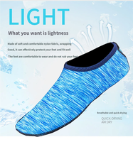 Chaussures aquatiques à séchage rapide, chaussettes aquatiques pieds nus, chaussures de plage pour la natation, le surf, le yoga et le canyoning