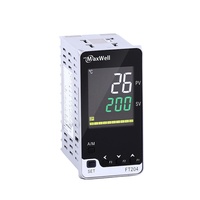 Controlador de Temperatura PID FT204 de Alta Calidad con Pantalla LCD, Certificación CE, Salida de Relé, Entrada K J Pt100, Soporte Personalizado OEM ODM