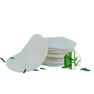 Almohadillas orgánicas reutilizables lavables para lactancia, alta calidad, absorbentes, a prueba de derrames, de algodón y bambú, para maternidad