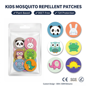 HLKODM Adesivo Antizanzare per Bambini con Design Personalizzato a Forma di Animale, Protezione di 72 Ore, Non Tossico, per Marchi Globali di <span class=keywords><strong>Salute</strong></span> <span class=keywords><strong>e</strong></span> <span class=keywords><strong>Benessere</strong></span> - Product Image 1