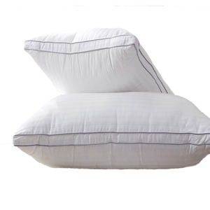 Hipoalergénico diseño blanco de tela de algodón 100% Pack de <span class=keywords><strong>2</strong></span> relleno de poliéster Hotel almohada - Product Image 1