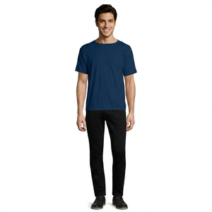 Nouveau design, coupe classique, t-shirts à manches courtes, col rond, doux et respirants, tailles standard, haute qualité, fabriqués au Pakistan - Product Image 1
