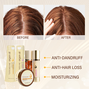 Champú y Acondicionador con Aceite de Argán para el Tratamiento del Cabello, Sin Sulfatos ni Parabenos, Equilibrio Suave del Cuero Cabelludo, Anticaspa, para Todo Tipo de Cabello - Product Image 3