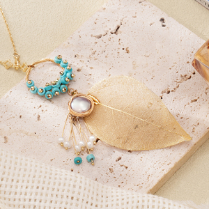 Collana Boho Estiva con Ciondolo a Cuore e Perle, Gioielli Estetici Fatti a Mano con Perline Colorate per Ragazze - Product Image 5