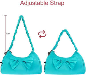 Échantillon gratuit Sac de sport de voyage en néoprène personnalisé de grande capacité avec fermeture éclair Sac de sport de yoga pour le week-end avec style tendance Sac de sport personnalisé - Product Image 6