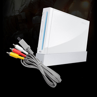 Câble vidéo RCA AV de 1,8 m pour Wii/WiiU, câble de signal durable pour console de jeu (mâle-mâle)
